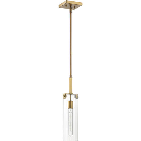 Winfield 1 Light 5.13 inch Warm Brass Mini-Pendant Ceiling Light, Essentials