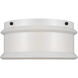 Ellen DeGeneres Lente 2 Light 13 inch Milk Glass Flush Mount Ceiling Light