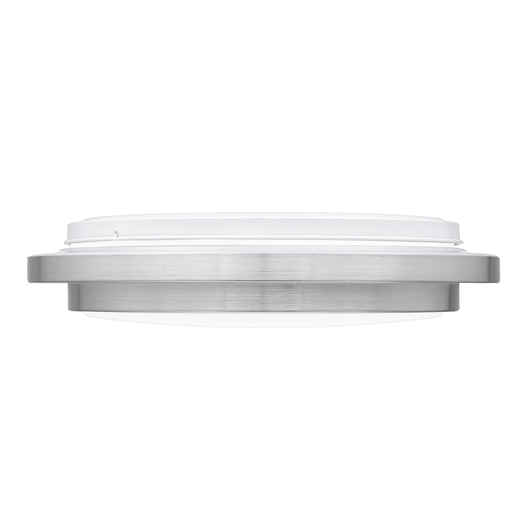 Irving 14 inch Brushed Aluminum Semi-Flush Mount Ceiling Light