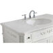 Danville 42 X 42 X 36 inch Antique White and Antique Bronze Vanity Sink Set