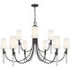 Eloura 9 Light 48 inch Iron Gate Chandelier Ceiling Light