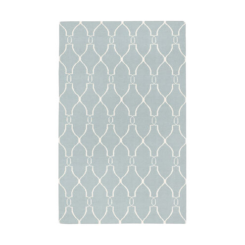 Fallon 66 X 42 inch Blue and Neutral Area Rug, Wool