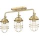 Seaport Vanity Wall Light in Brushed Champagne Brass
