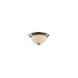 Signature 1 Light 12 inch Rubbed Oil Bronze Flushmount Ceiling Light