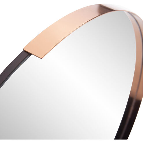 Dante 30 X 30 inch Polished Rose Gold Wall Mirror