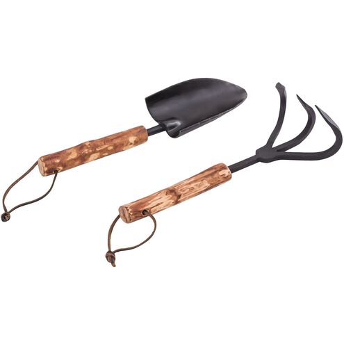 Folkestone Black with Natural Garden Tools