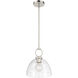 Velto 1 Light 10 inch Polished Nickel Pendant Ceiling Light
