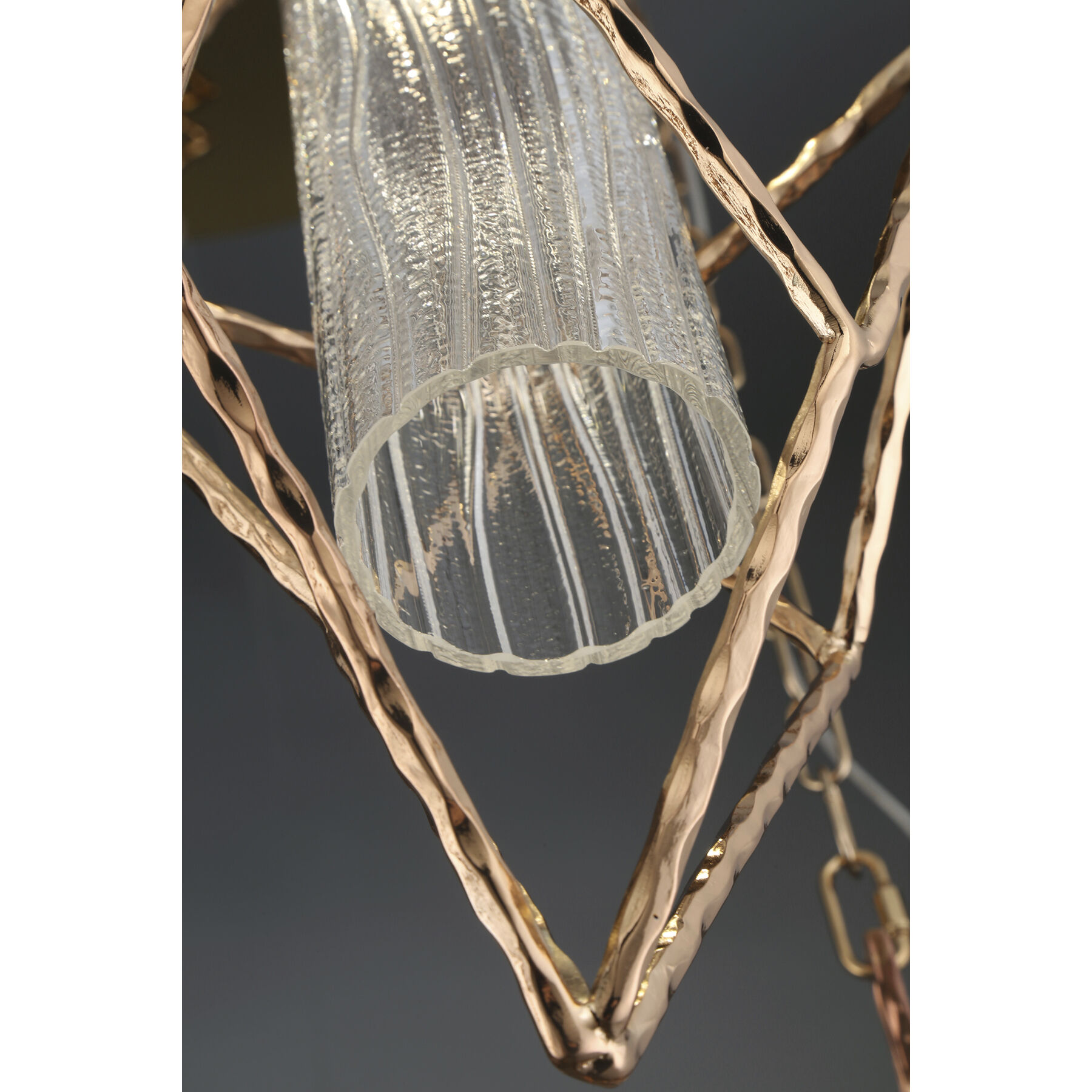 Verdino LED 10 inch Rose Gold Pendant Ceiling Light, Large