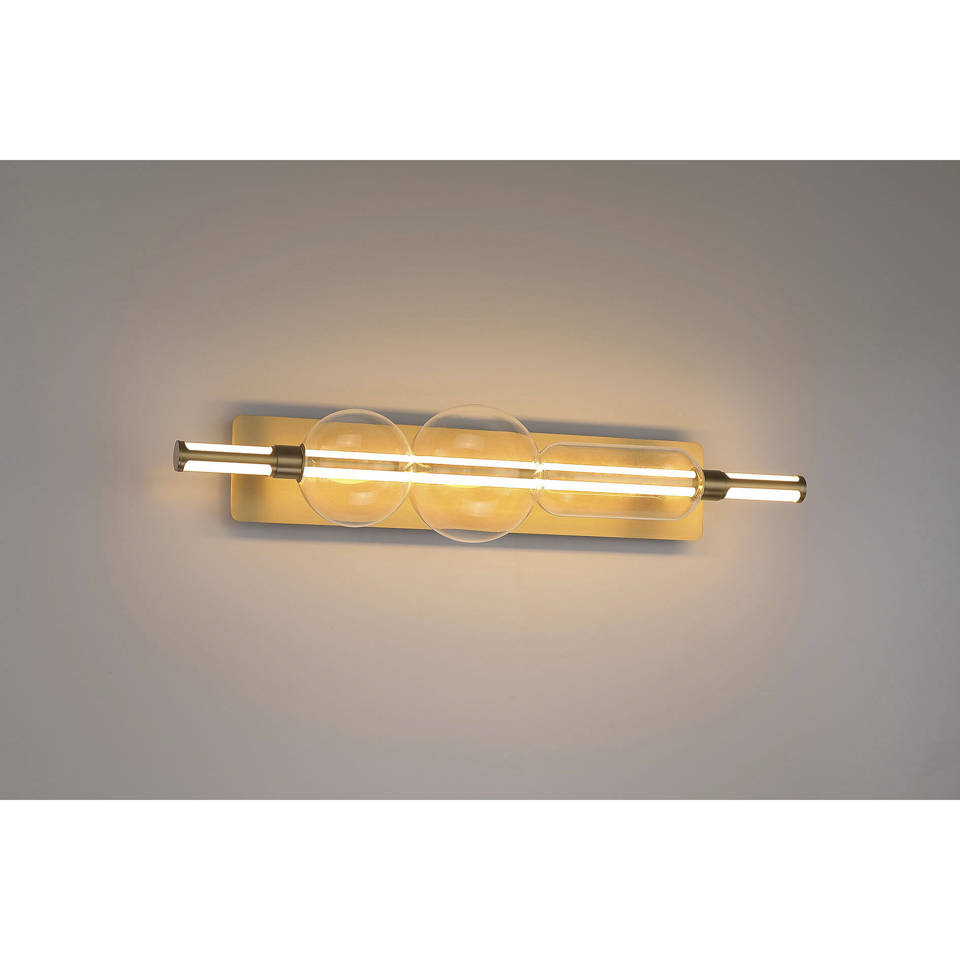 Lucent LED 34 inch Gold Vanity Light Wall Light