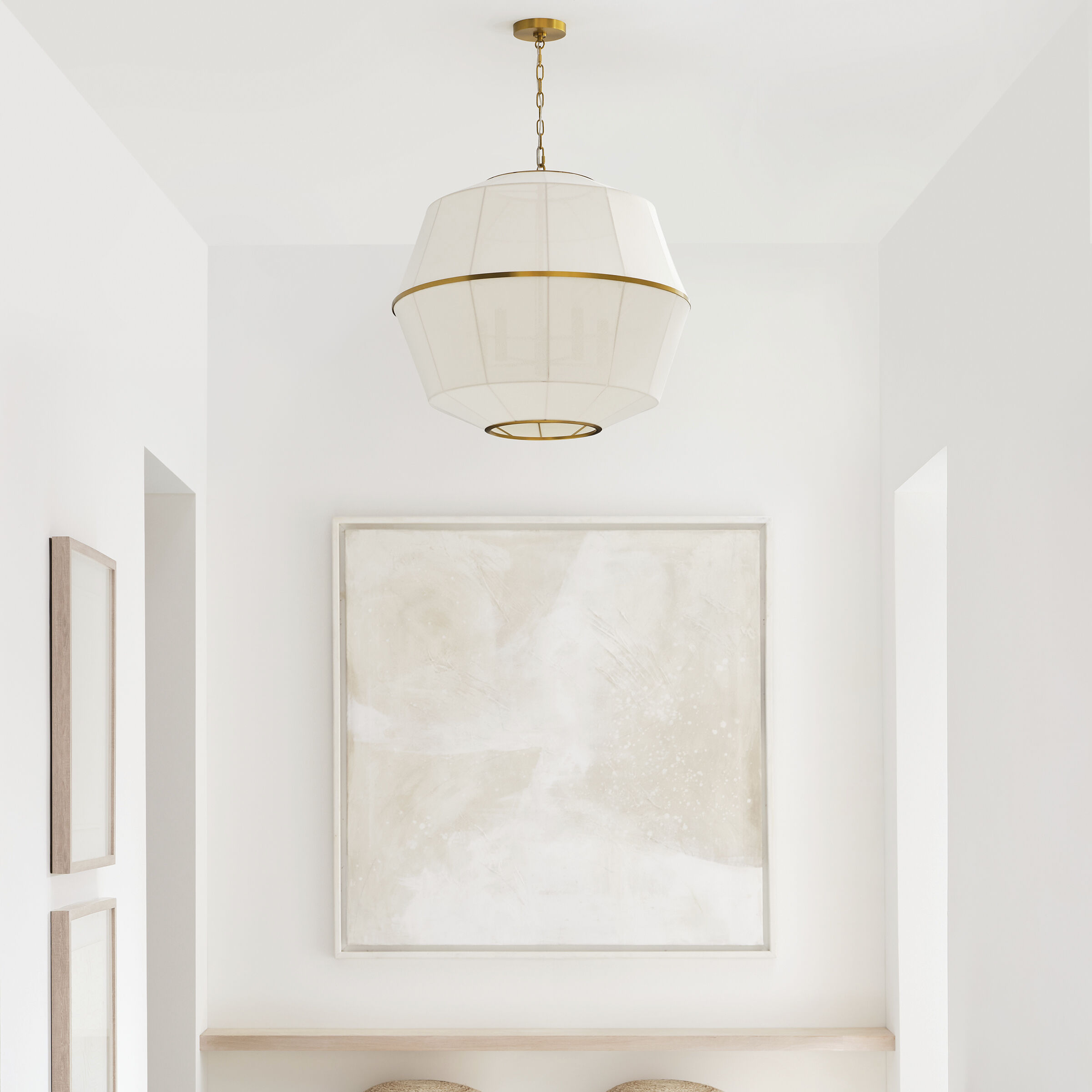 ED Ellen DeGeneres Hikari Pendant Ceiling Light in Burnished Brass