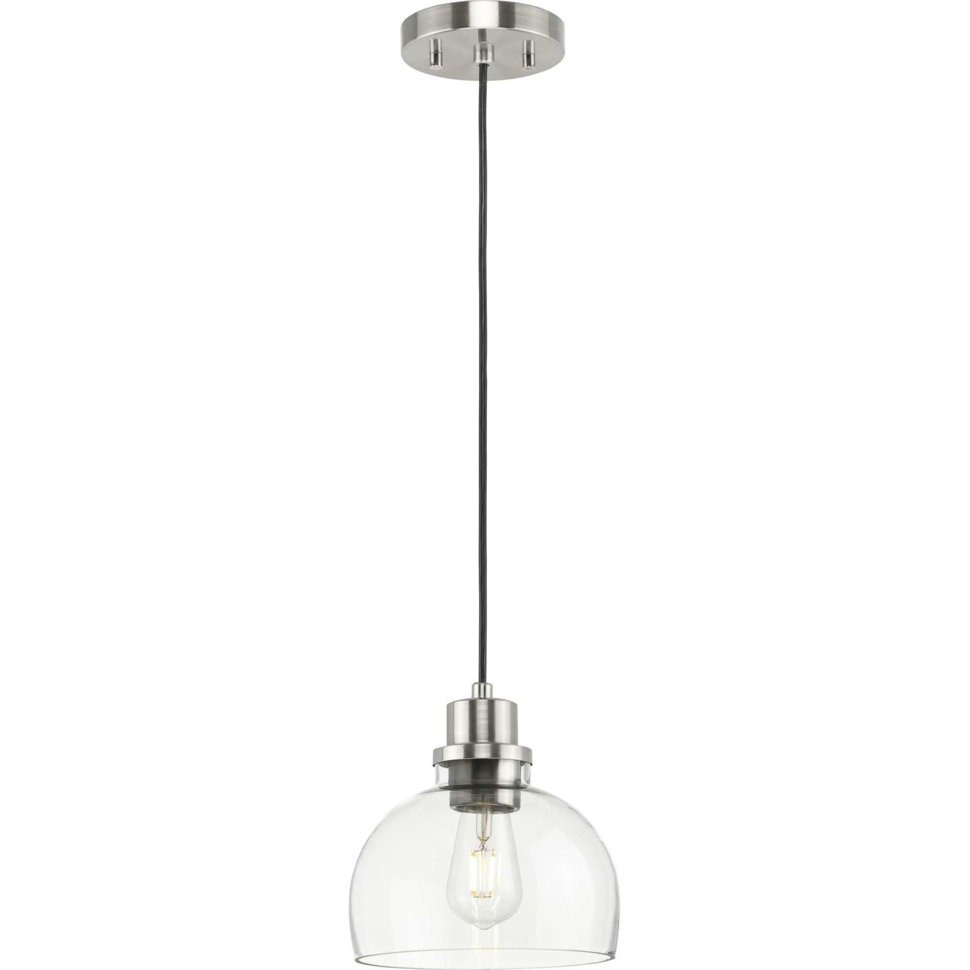 Garris 1 Light 8 inch Brushed Nickel Mini Pendant Ceiling Light