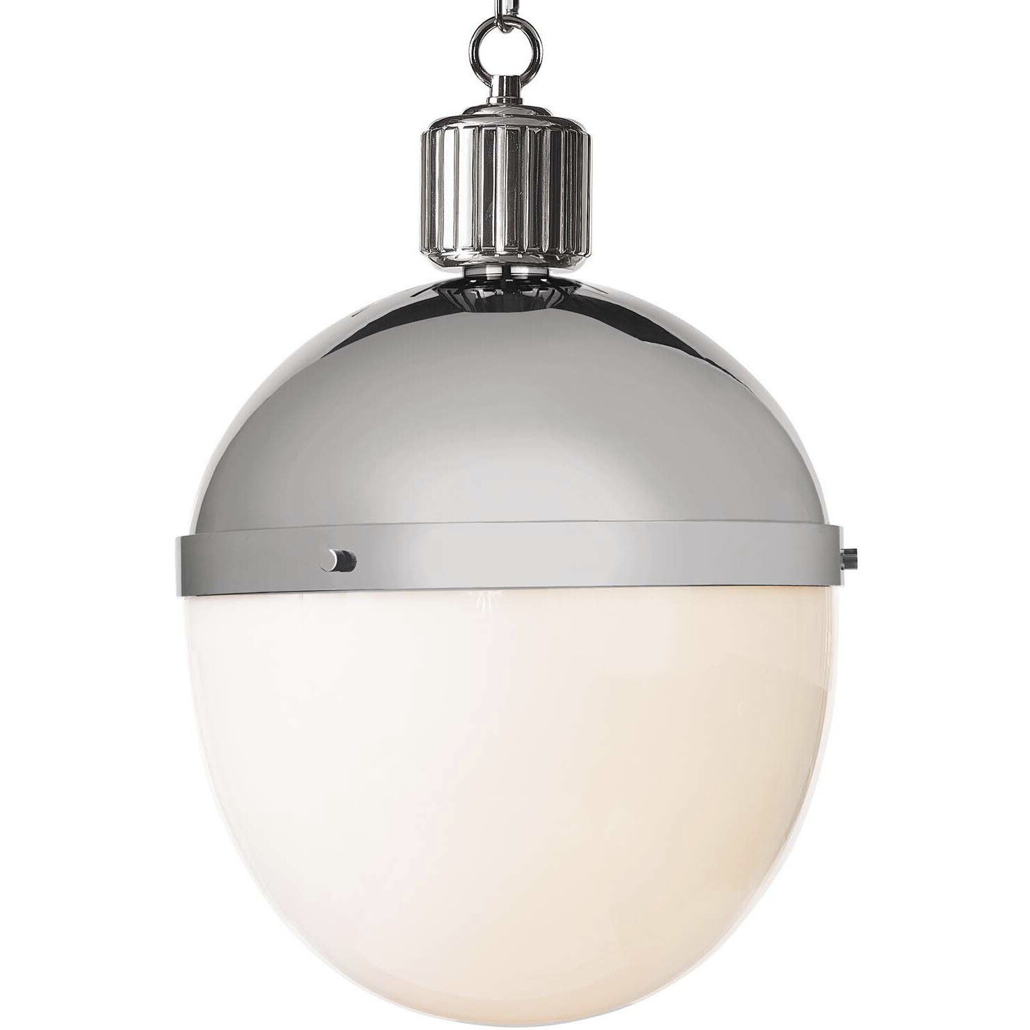Otis 1 Light 15.5 inch Polished Nickel Pendant Ceiling Light, Large