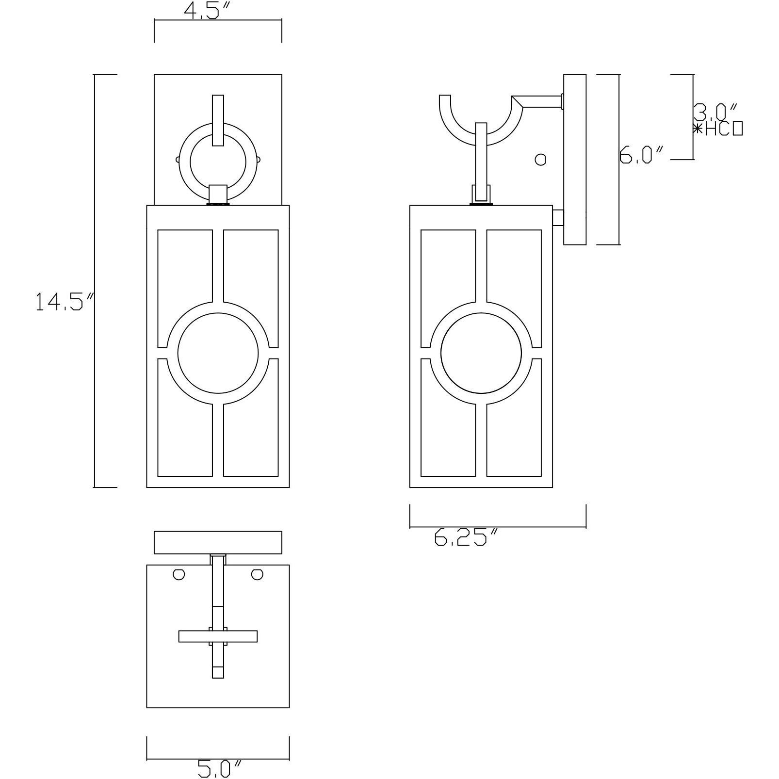 Lauren Outdoor Wall Lantern