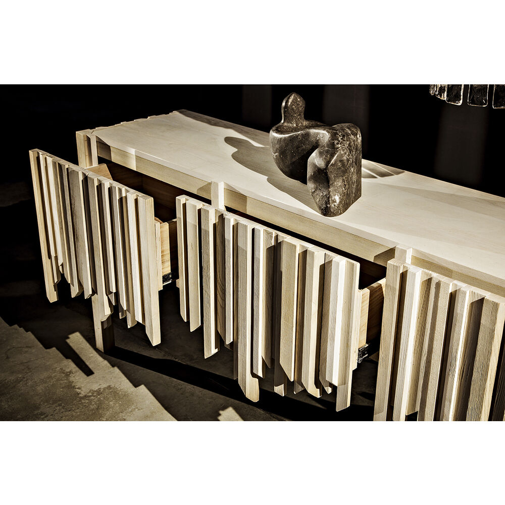 Desdemona 76 X 18.5 inch Bleached Sideboard, 3 Drawers