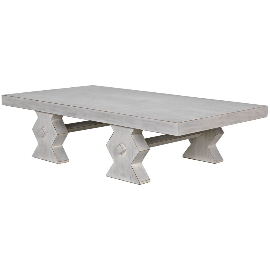 Suzu 70 X 38 inch White Wash Coffee Table