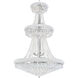 Empire 34 Light 36 inch Chrome Down Chandelier Ceiling Light