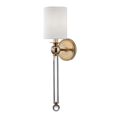 Gordon 1 Light 5 inch Aged Brass Wall Sconce Wall Light