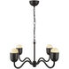 Alora Mood Effie 4 Light 27 inch Matte Black Chandelier Ceiling Light
