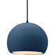Radiance LED 10 inch Midnight Sky and Matte White and Matte Black Pendant Ceiling Light