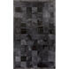 Vegas 72 X 48 inch Black and Silver Area Rug, Hair On Hide