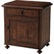 Oliver 28 X 26 inch Rustic Oak Bedside Table