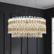 Signature Tahitian LED 24.6 inch Heirloom Gold Pendant Ceiling Light, Schonbek Signature