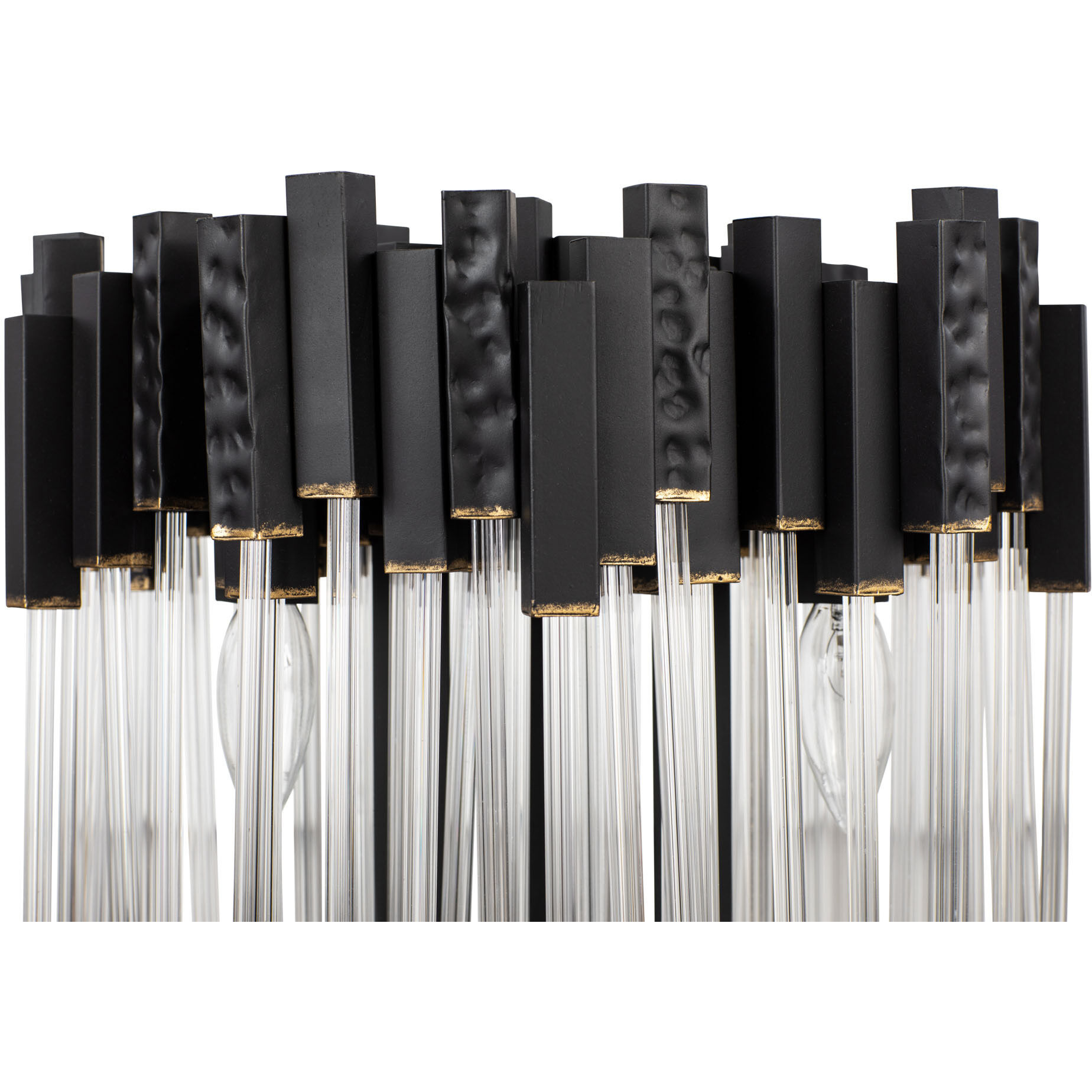 Matrix 30 inch 5 watt Matte Black and French Gold Table Lamp Portable Light in Matte Black/French Gold