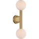 Fenton Wall Sconce Wall Light in Legacy Brass