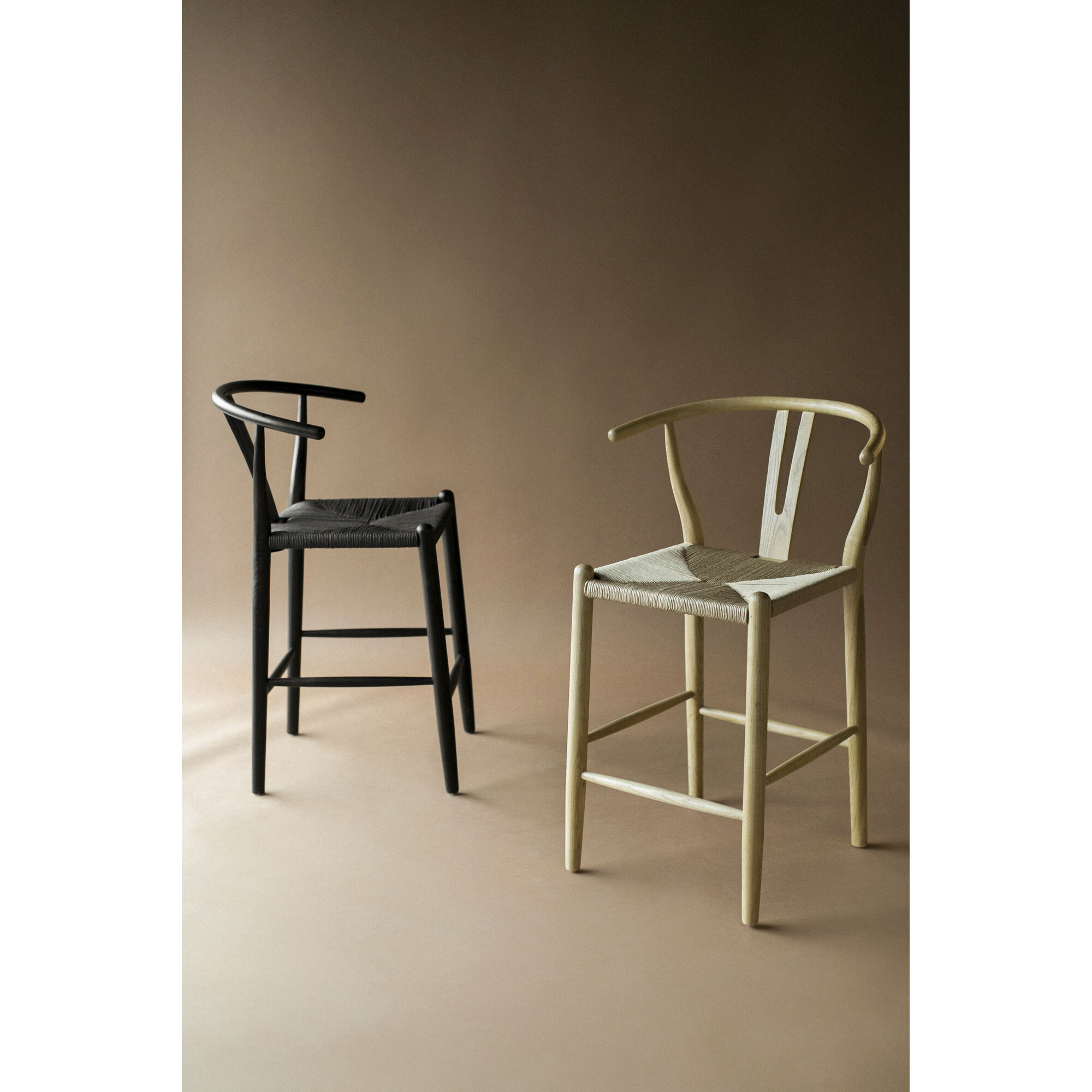Ventana 38 inch Black Counter Stool