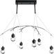 Kiwi 6 Light 36.8 inch Black Pendant Ceiling Light