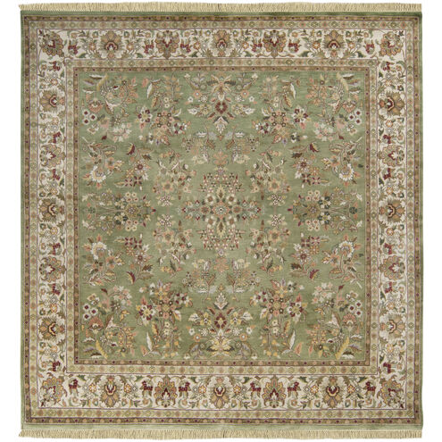 Taj Mahal 96 X 96 inch Olive, Khaki, Tan Rug