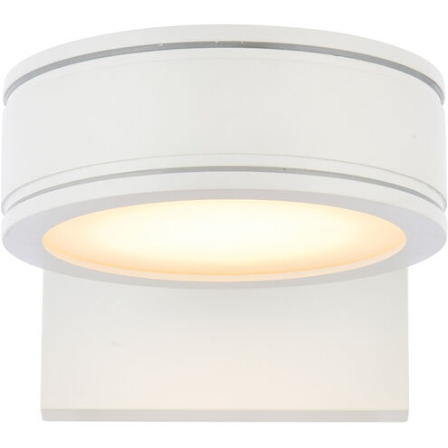 Raine 5 inch White Outdoor Wall Light