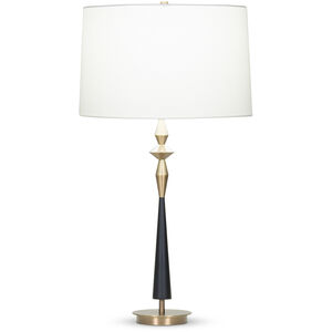 Morrison 28.75 inch 150.00 watt Antique Brass and Black Matte Table Lamp Portable Light