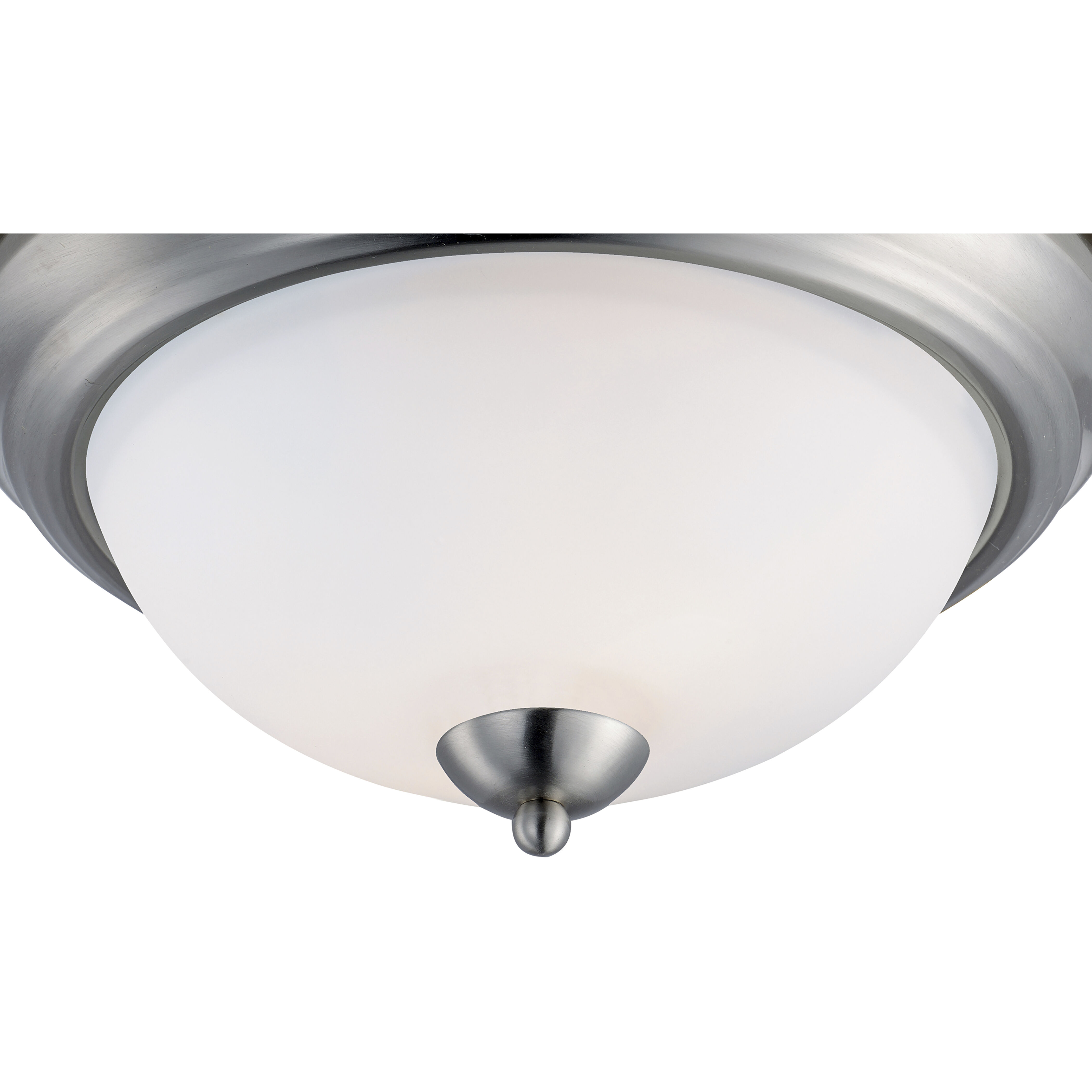 Taylor 2 Light 13.25 inch Satin Nickel Flush Mount Ceiling Light