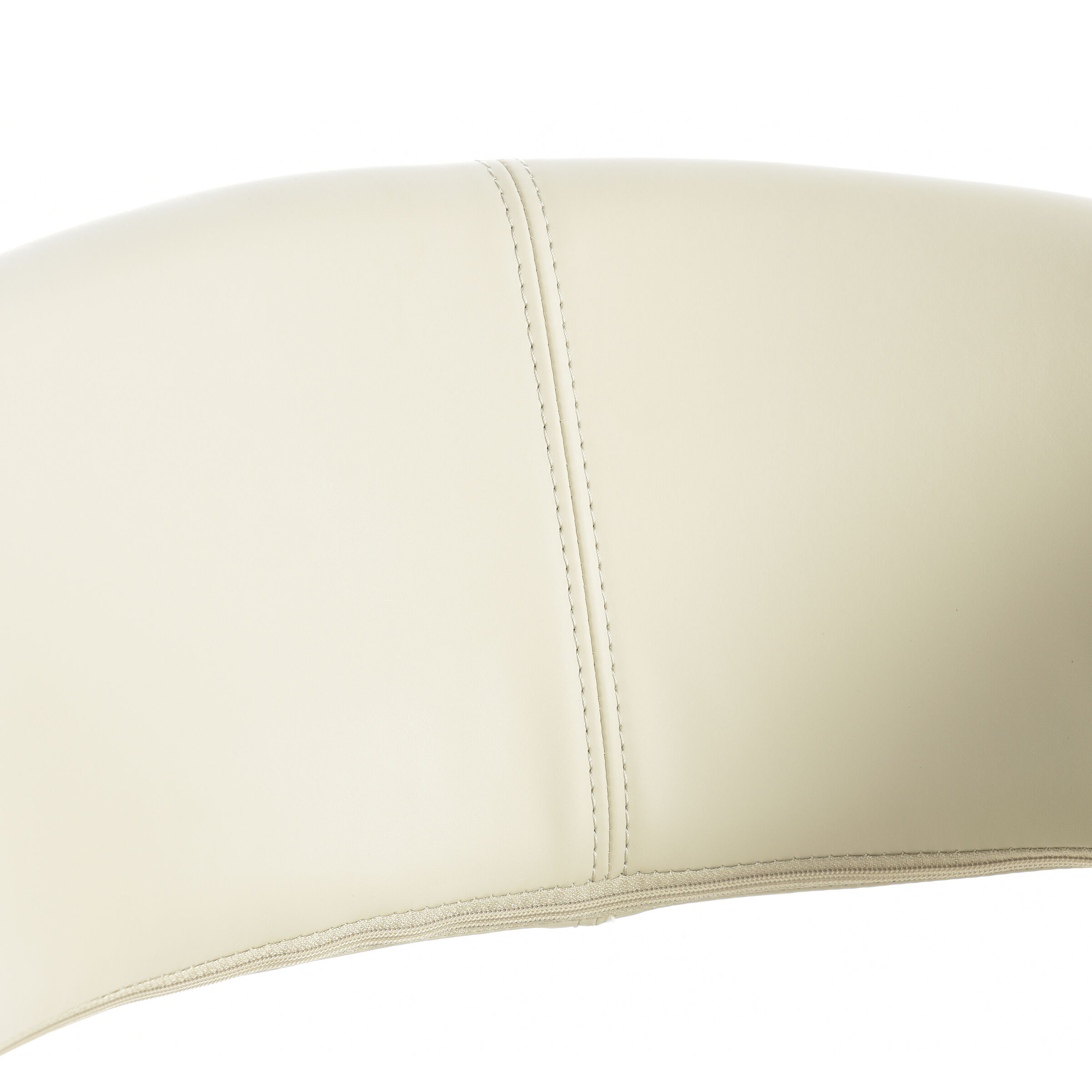 Luna 40.55 inch Light Beige and Walnut Bar Stool