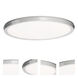 Argo LED 15 inch Brushed Nickel Flush Mount Ceiling Light in 15in.