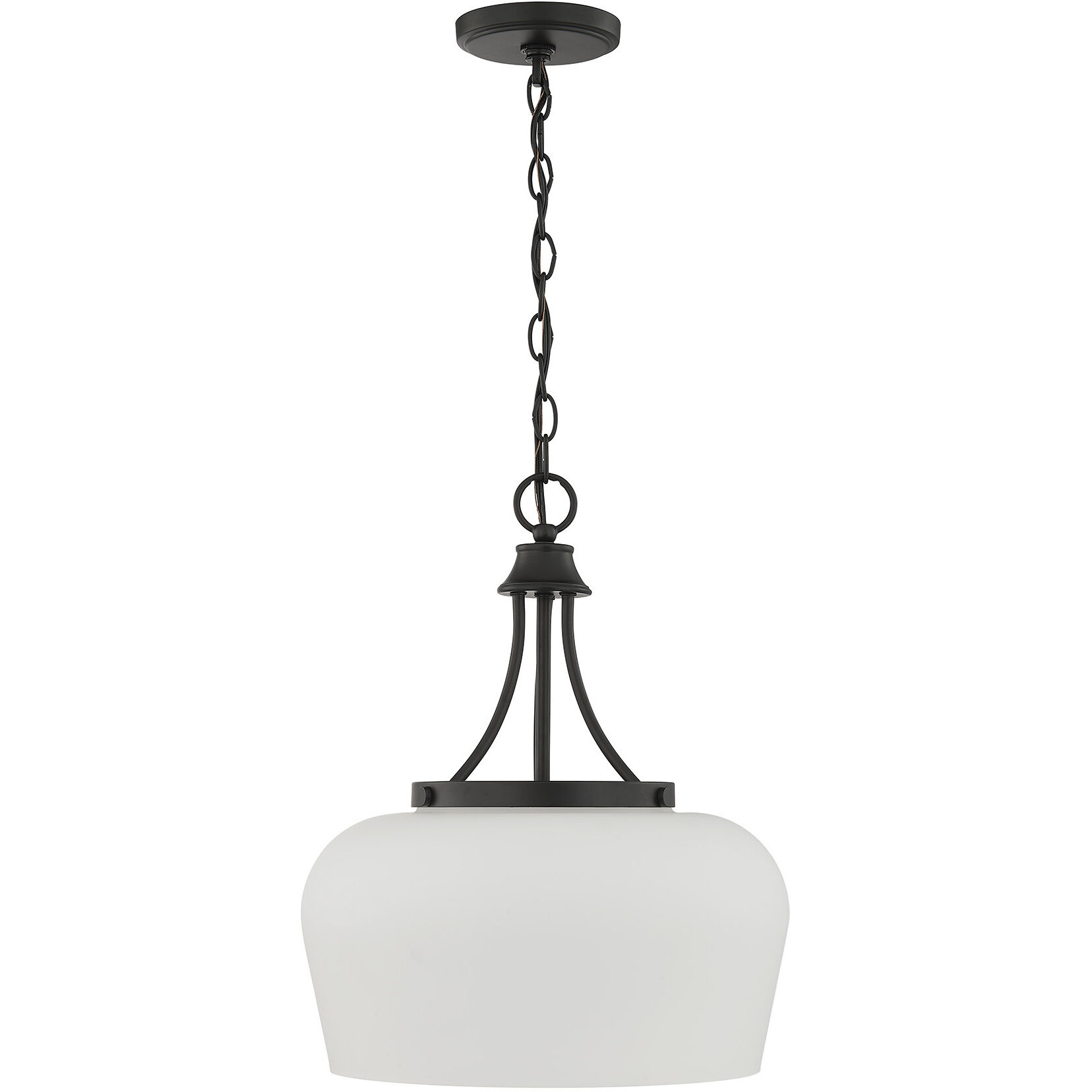 Octave 3 Light 15 inch Matte Black Pendant Ceiling Light, Essentials