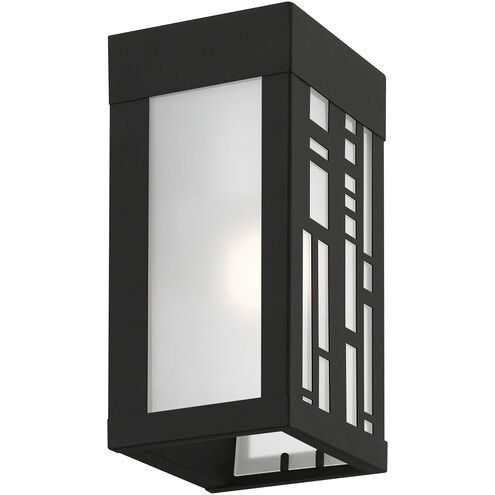 Malmo 1 Light 9 inch Textured Black Outdoor Small Sconce, Small