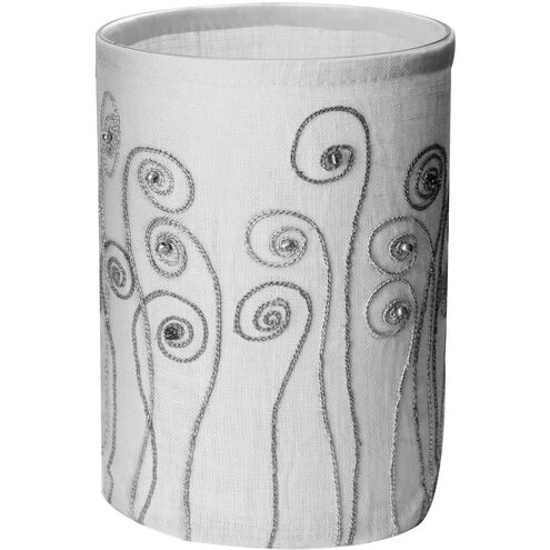 Linen Fiddlehead 4 inch Candleholder