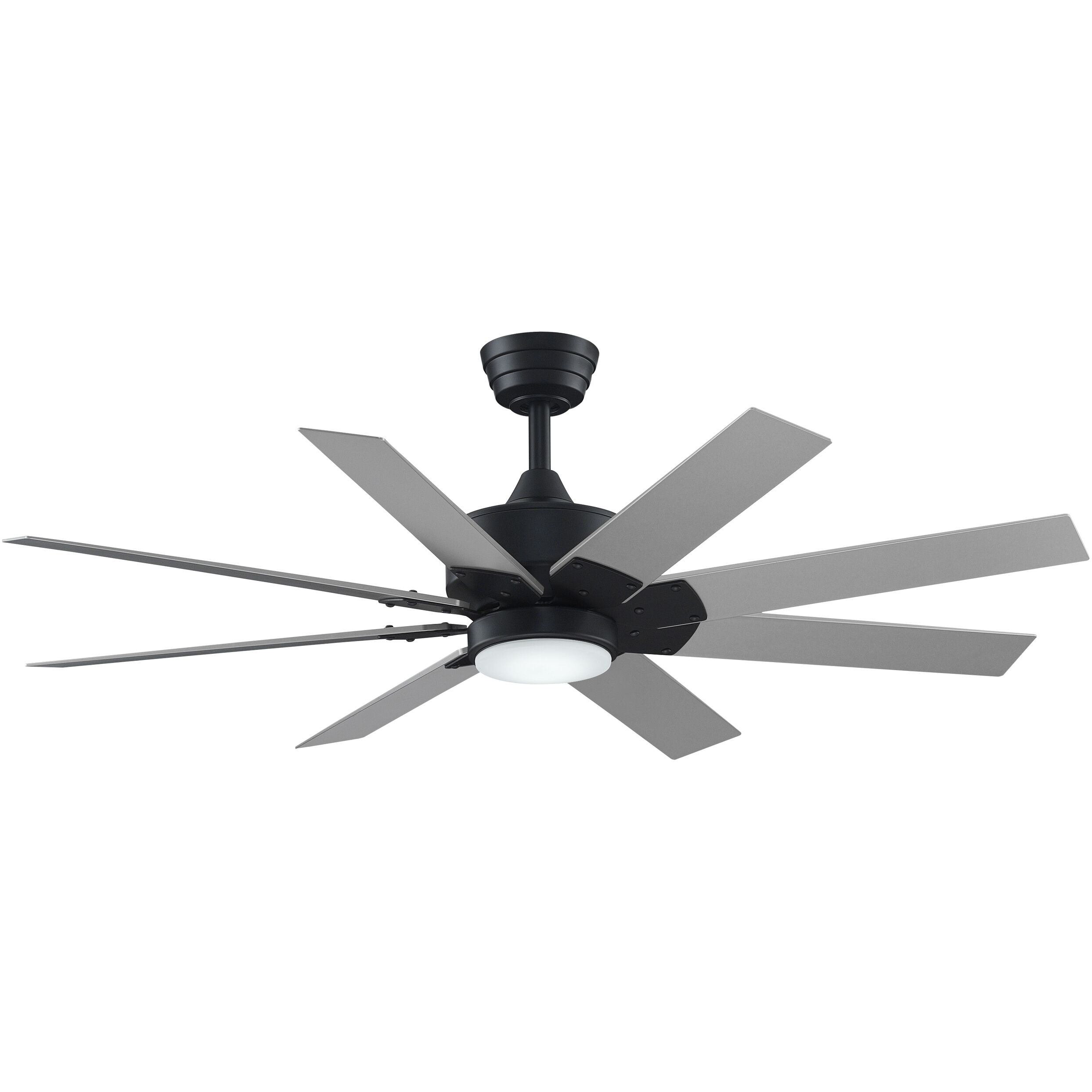 Levon Custom 1 Light Black Fan Light Kit