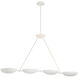 Undertas 4 Light 48 inch Piastra Plaster Island Light Ceiling Light