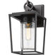 Sheridan 1 Light 13 inch Black Outdoor Wall Light