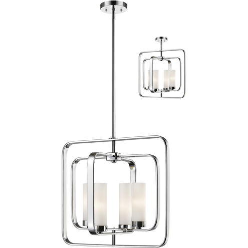 Aideen 4 Light 16.5 inch Chrome Pendant Ceiling Light