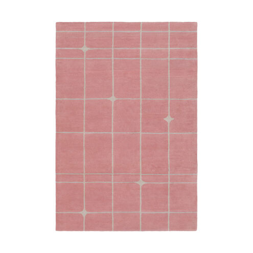 MOD POP 72 X 48 inch Pink and Gray Area Rug, Wool