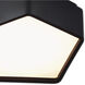 Fenway LED 12.25 inch Matte Black Flush Mount Ceiling Light