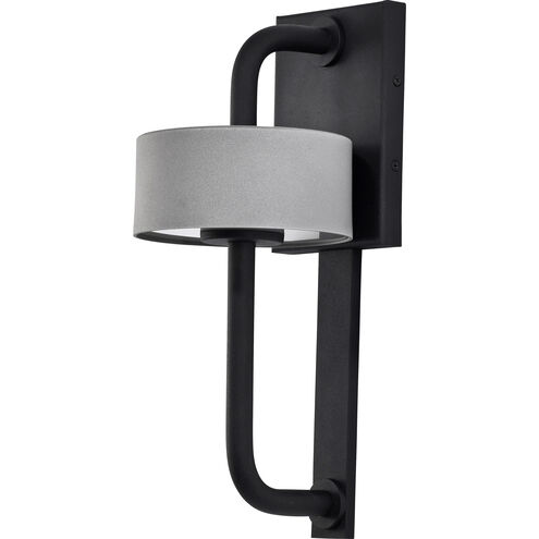 Overtop LED 15 inch Matte Black Outdoor Wall Sconce