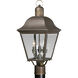 Winona 3 Light 22 inch Antique Bronze Outdoor Post Lantern