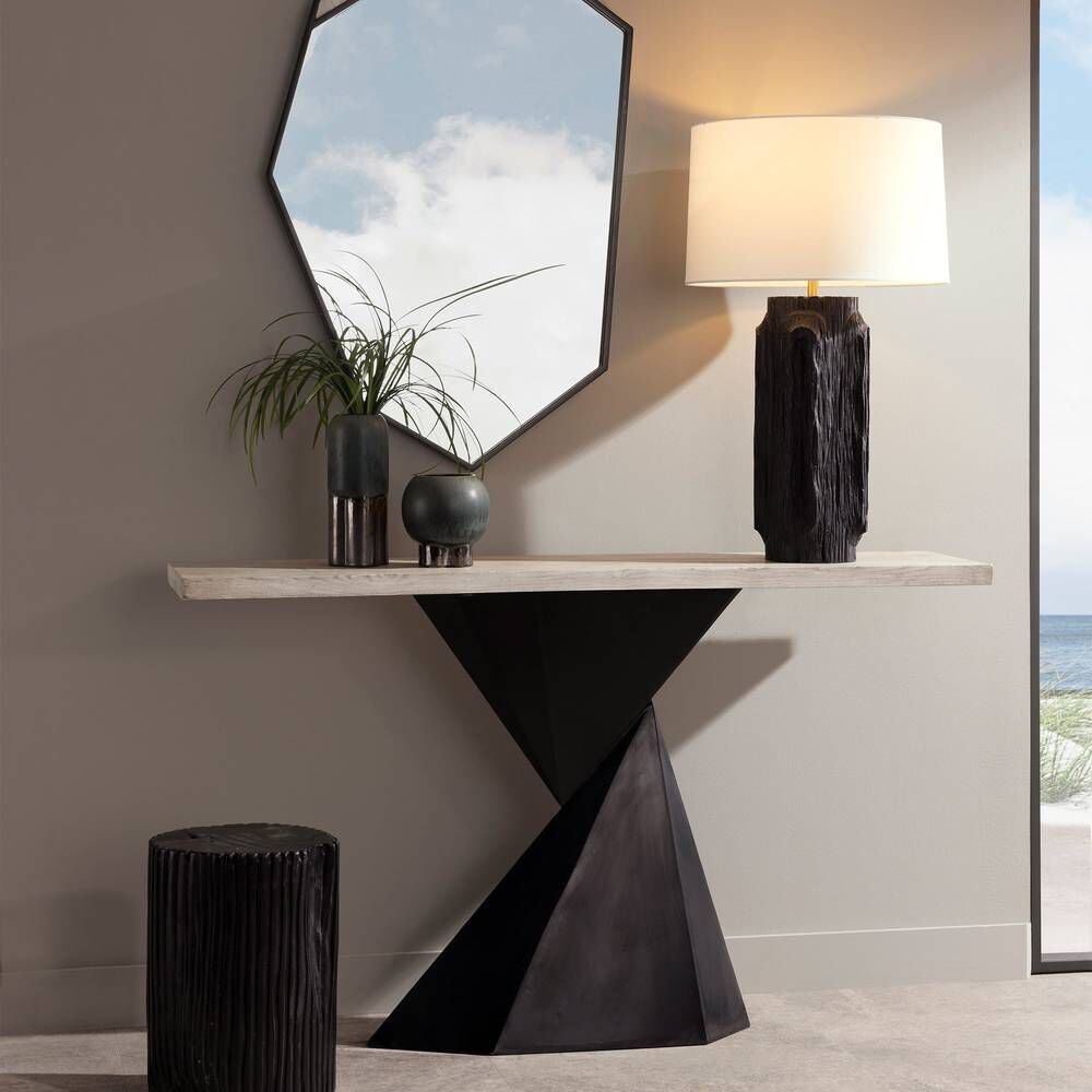 Valder 55 inch Smoke Console Table