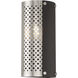 Noho 2 Light 7 inch Brushed Nickel W/ Sand Coal Sconce Wall Light