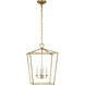 Chapman & Myers Darlana 4 Light 17 inch Gild Lantern Pendant Ceiling Light, Medium